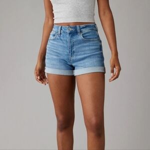 American Eagle Mom Cuffed Hem Shorts - Size 12